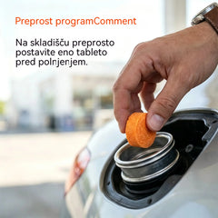 ⛽️🔥【60 kapsul】Dodatek za čiščenje goriva | Odstranjuje usedline, varčuje z gorivom, izboljšuje moč in čisti katalizator | Združljivo z dizelskim in bencinskim gorivom 🚗✨