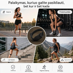 【2 poros (4 vienetai)】🏃‍♀️ Sportinis kelio įtvaras – patogus ir patikimas palaikymas