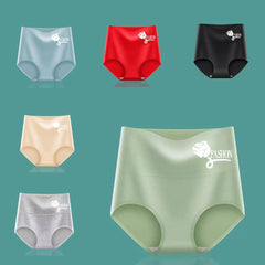 💖Poslední den s 50% slevou 【6dílná sada】Spodní prádlo s vysokým pasem a zvednutím boků, prémiová bavlna✨️ (40-100 kg)