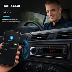🎵 Radio para coche Bluetooth, sistema de audio para coche Supersonic: disfruta de un sonido inalámbrico de alta fidelidad en cada viaje.