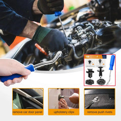 🧰🛠️【Sada 150 kusů + kleště】Sada rozpěrných šroubů a plastových příchytek pro automobily