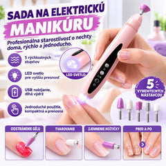 💅✨Prenosná elektrická brúska na nechty 2 v 1 s UV lampou