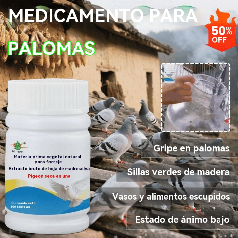 🕊️【Compra 1 y llévate 1 gratis】100 comprimidos, medicamento especial para palomas mensajeras, tratamiento 6 en 1 para palomas: ¡curación rápida, resultados significativos!