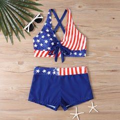 🏊‍👙【39%OFF】🌴 Traje de baño elegante con estampado de talla grande