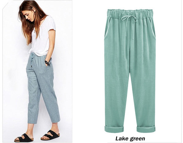 🌺🥰 2025 nuevos pantalones casuales de moda para mujer