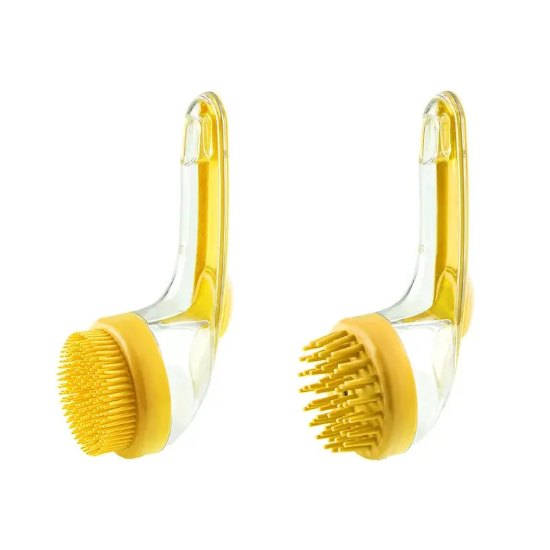 🥳Compra 1 y llévate 1 gratis🛁🐾 Cepillo de baño todo en uno: dispensador de champú incorporado, cerdas de doble cara. Limpieza suave y fácil. ¡Un baño relajante para ti y tu mascota! 💧✨