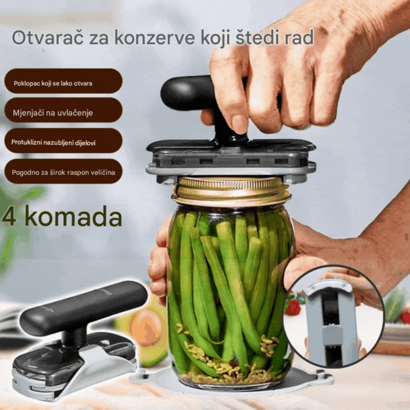 【Kupite 1, dobijte 1 gratis】Otvarač za konzerve koji štedi rad