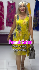👗🌷【S-5XL】Elegante vestido estampado sin mangas 30% de descuento