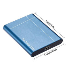 【16TB】Unidad de estado sólido externa portátil de alta velocidad y gran capacidad