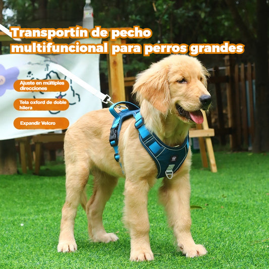 🐶🔥 ¡50% de descuento por tiempo limitado! Correa pectoral antitirones, incluye una cuerda reflectante de tracción de 1,5 metros ✨ Máximo control y seguridad en cada paseo 🌙