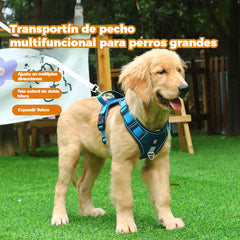 🐶🔥 ¡50% de descuento por tiempo limitado! Correa pectoral antitirones, incluye una cuerda reflectante de tracción de 1,5 metros ✨ Máximo control y seguridad en cada paseo 🌙