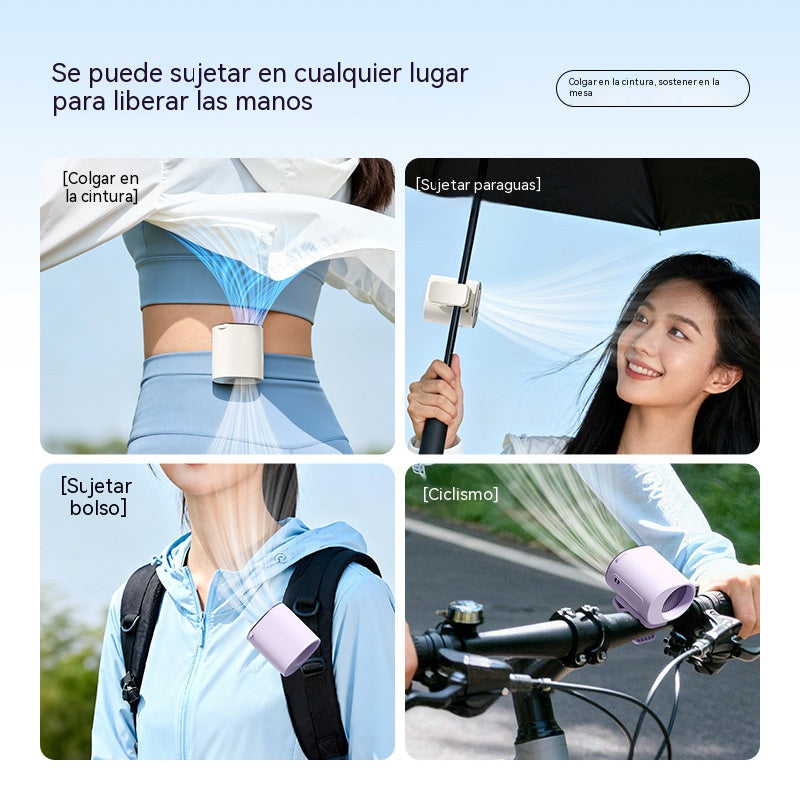 🔥¡OFERTA ESPECIAL! 50% DE DESCUENTO🔥 Ventilador personal manos libres con pantalla LED