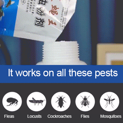🦟Diseñado específicamente para matar mosquitos y moscas en granjas, ¡un solo paquete mata pulgas, saltamontes, cucarachas, moscas y mosquitos!