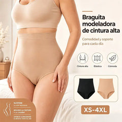 👙【Juego de 2 piezas】✨ Bragas Moldeadoras de Cintura Alta con Efecto Levanta Glúteos – Sin Costuras, Transpirables y con Sujeción para una Silueta Perfecta 🍑