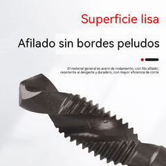 ⚡️【Juego de 6 piezas】Juego de herramientas multifuncionales de perforación y roscado con vástago hexagonal compuesto