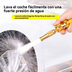 🏆¡Último día de la oferta especial! 🔥Pistola de lavado de autos de alta presión para uso doméstico con boquilla de refuerzo y manguera 👍💦