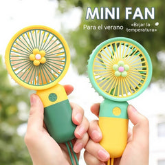 【Compra 1 y llévate 1 gratis】Mini ventilador portátil, recargable por USB, de mano.