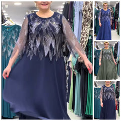 🔥【Oferta limitada】💋【S-5XL】👗 Nuevo vestido de lentejuelas de moda, diseño clásico, elegante y simple