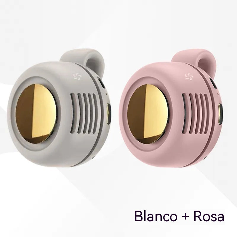 【2 unidades】Mini ventilador portátil con pinza para ropa, rotación ajustable de 360°, refrigeración ultrasilenciosa, flujo de aire natural y saludable, recargable por USB