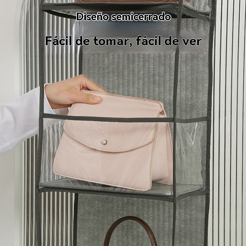 💯Bolsa de almacenamiento colgante de seis capas con gran capacidad
