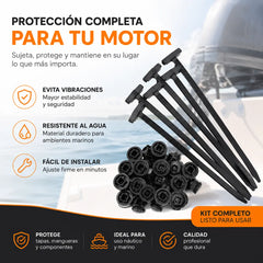 🔧🚗【70 piezas】Hebilla universal para bridas de nailon multifuncionales