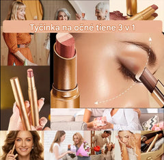🔥【Kúpte 1 a získajte 1 zadarmo】 ✨Tyčinka na očné tiene 3 v 1 – okamžitý jas, liftingový efekt a dlhotrvajúca výdrž 💄