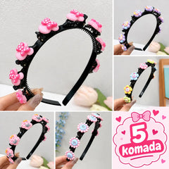 👑【5 komada】Štapići, kopče i pletene vrpce za djevojčice