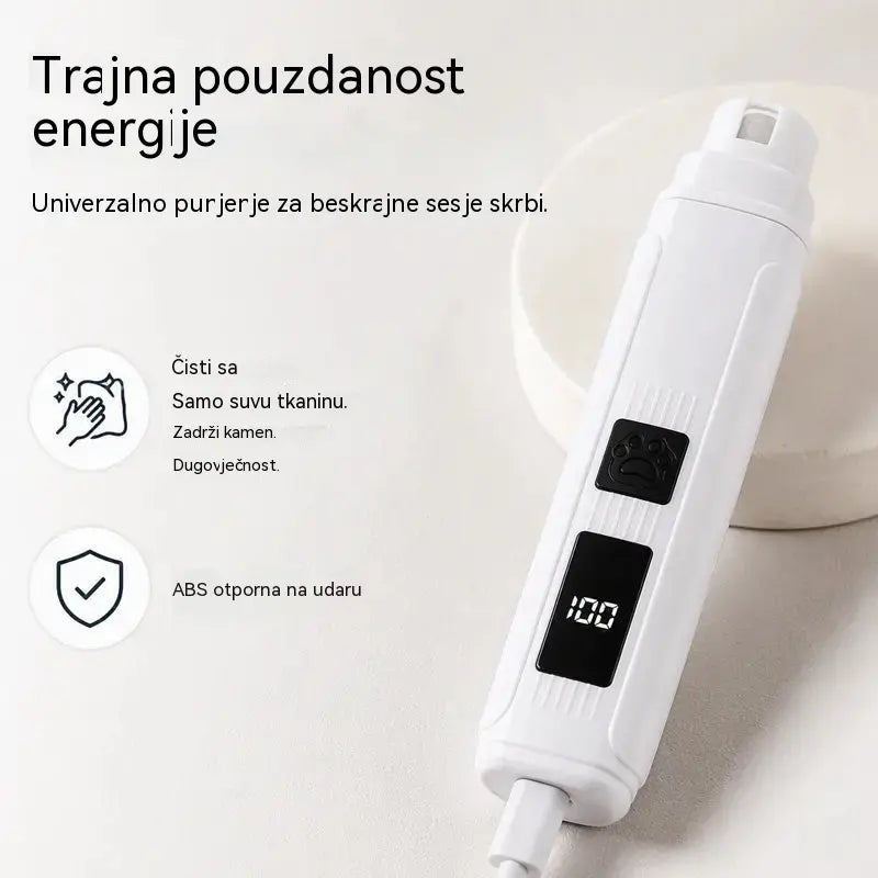 📢📢 50% popusta! 🐱🐶 Električna turpija za nokte za kućne ljubimce s LED indikatorom napajanja