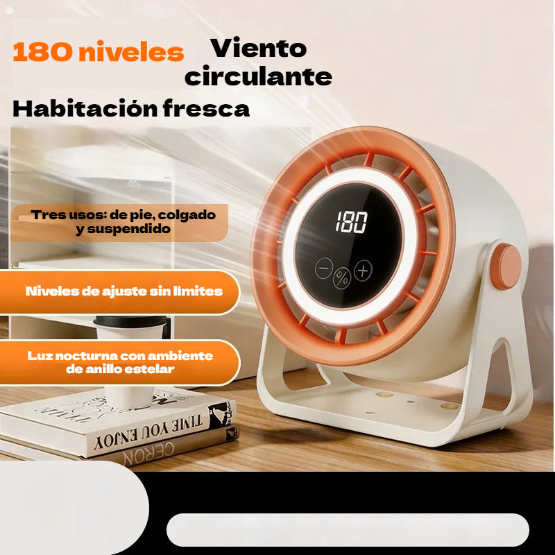 ✨✨Nuevo mini ventilador portátil recargable multifuncional para exteriores