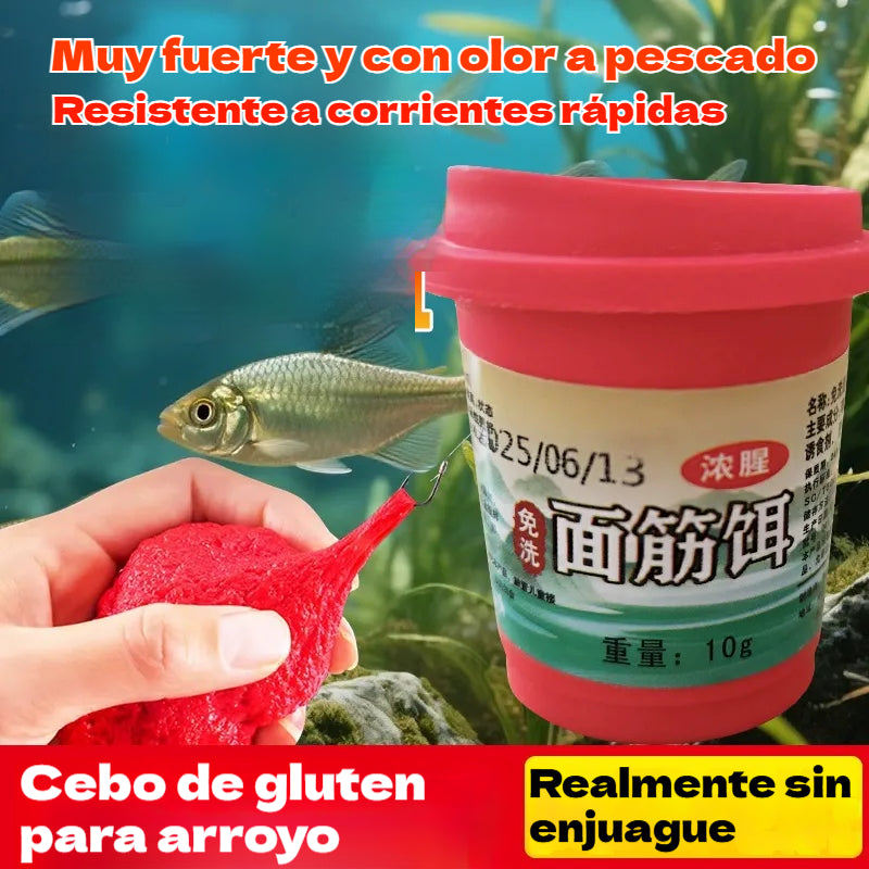 🔥20 botellas🔥🎣 Cebo blando, rico en fibra, fuerte agarre del anzuelo, resistente a las corrientes fuertes.