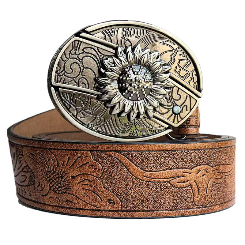 🆒🎁Oferta especial por tiempo limitado👍Cinturón para hombre con diseño en relieve y cuchillo incorporado
