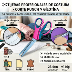 ✂️🧵Tijeras multifuncionales para manualidades, ¡crea encajes exquisitos fácilmente!