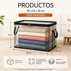 📦Bolsa de almacenamiento de plástico transparente, grande, resistente y gruesa para ropa, mudanzas y almacenamiento