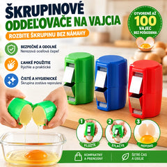 【3 kusy】🍳 Rýchly rozbíjač vajec: Rozbije stovky vajec rýchlejšie a čistejšie 🔥
