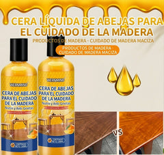 🍯3 botellas 300 mlpor 26 euros✨Crema de cera de abeja natural de alta eficacia para pulir y limpiar madera.