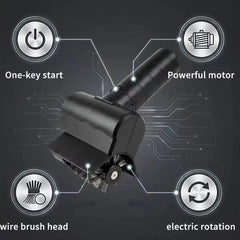 🔋🧹 Akumulátorový elektrický kartáč na čištění grilu – lithiová baterie, multifunkční a snadné použití 🔥🍖