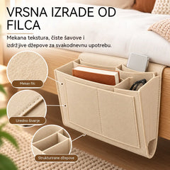 🔥 50 % popusta! 🛏️✨ Viseći organizator za krevet: sve što ti treba nadohvat ruke.