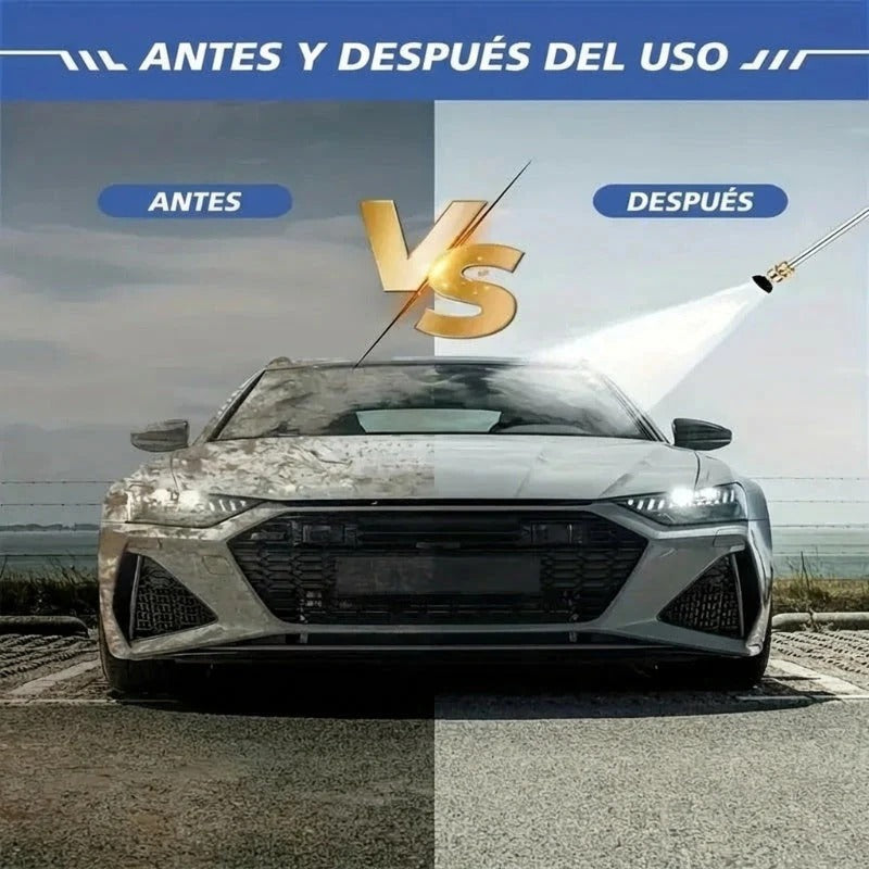 🚿🚗 Pistola de Agua de Alta Presión con 2 Boquillas Intercambiables – Potencia Profesional para una Limpieza Impecable ✨