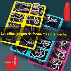 30%OFF【3 juegos】Juguetes educativos para niños, hebilla de inteligencia