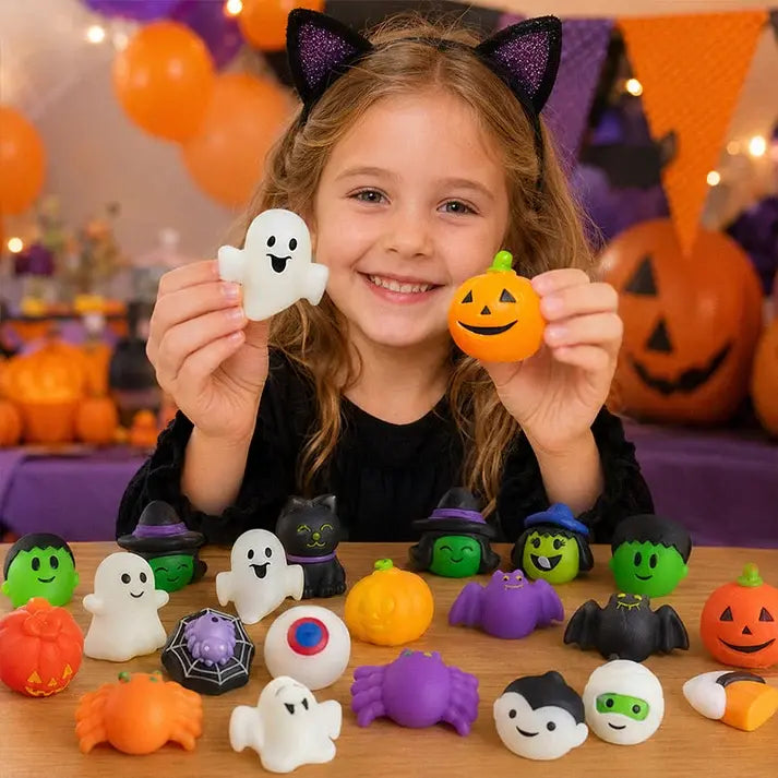 50 kosov 26 evrov🎃Igrače za lajšanje stresa v obliki empanade za noč čarovnic, čudovite empanade z bučnimi duhovi za lajšanje stresa.