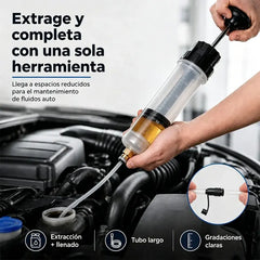 🔧💉 Jeringa Multiusos para Cambio de Aceite – Bomba de Succión e Inyección 2 en 1, Ideal para Aceite de Motor y Líquido de Frenos 🛢️