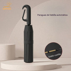 🔥【Oferta especial por tiempo limitado】🔥Paraguas portátil con mango de anilla