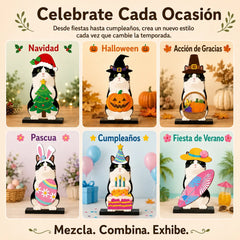 ❤️Decoración magnética de madera reemplazable para estantes