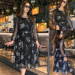 【S-5XL】👗2025 verano nuevo vestido de gasa, de moda y cómodo
