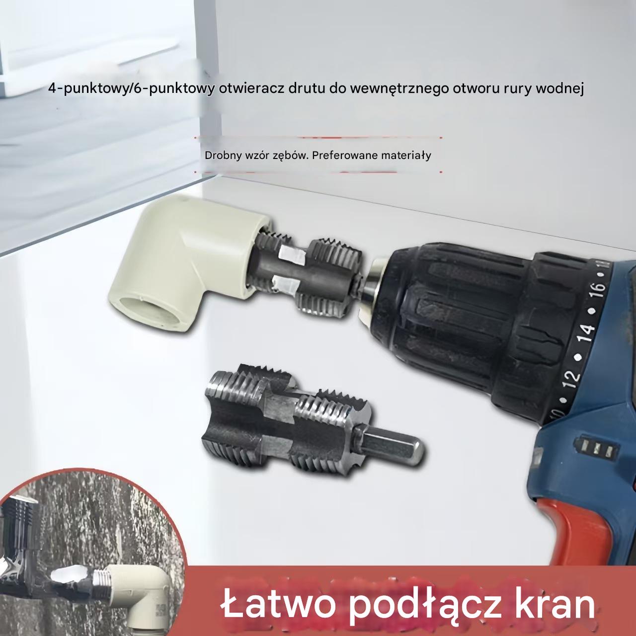 ⚙️🔩 Gwintowanie złączy do rur wodociągowych – gwinty wewnętrzne i zewnętrzne z PVC w kilka minut