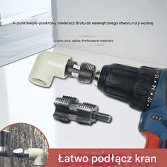 ⚙️🔩 Gwintowanie złączy do rur wodociągowych – gwinty wewnętrzne i zewnętrzne z PVC w kilka minut