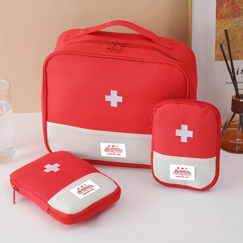 【Juego de tres piezas】💊🩹Bolso médico de viaje plegable y portátil, bolsa de almacenamiento de medicamentos de gran capacidad.
