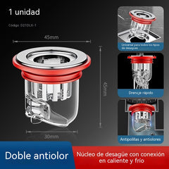 🔥【5 por solo 23 euros】🚿✨ Núcleo de desagüe universal a prueba de olores