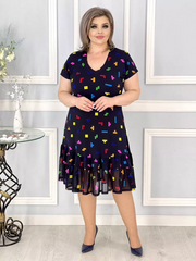 😍[S-5XL] 2025 Nueva falda transpirable con estampado de columpio de flores