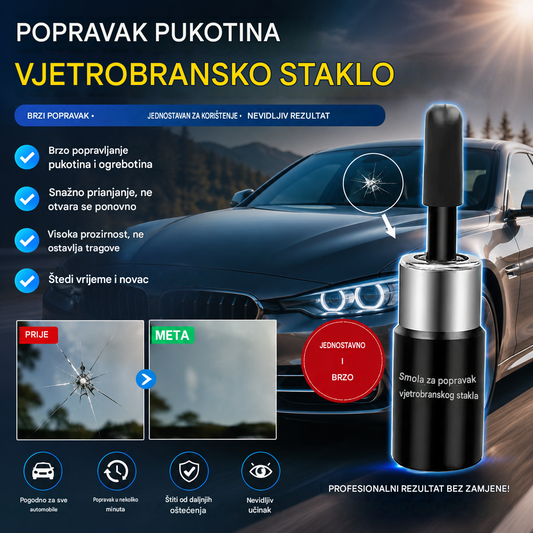 🔥【Kupi 1, dobi 1 gratis】🚗 Tekućina za popravak pukotina, ljepilo za uklanjanje ogrebotina i pukotina
